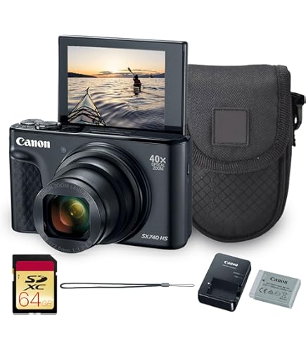 Amazon.com : Canon IXY 600F Digital Camera (Black) + 64GB Memory