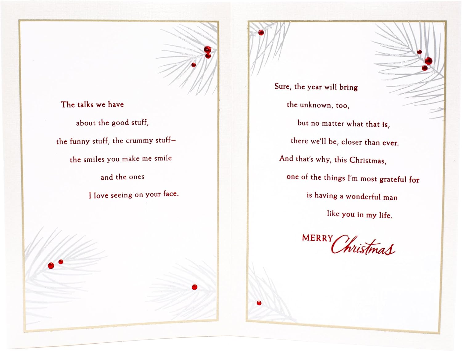 cute boyfriend christmas cards