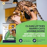 Pettiny 20 XL Cat Litter Tray Liners with Drawstrings 97x43 cm view 5
