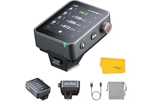 Godox X3 Pro N X3Pro-N TTL Wireless Flash Trigger for Nikon, 2.4G Wireless Touchscreen Flash Transmitter, Support Bluetooth & APP Control, Built-in Lithium Battery, Fast Charging, Pro Performance