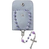 YQZIYOU Rosary Beads Catholic for Women - Confirmation Gifts for Teenage Girl,6mm Artificial Pearls Rosary, Exquisite Gifts for Women