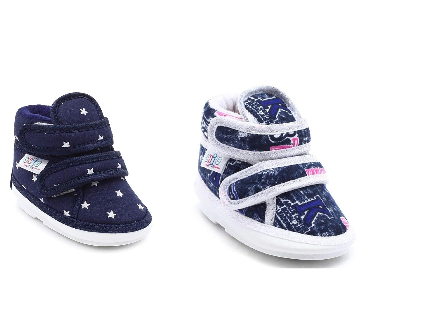 Chiu Unisex Kid S Chu Star Shoes With Velcro For 9 12 Months Baby Boy Girl White Boat Shoes 2 Uk 18 Eu Chiu 04 Full Chamki 31 Amazon In Shoes Handbags