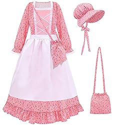 Meland Pioneer Dress for Girls - Colonial Floral