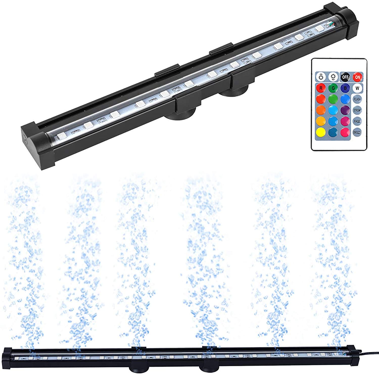 NEWNEN Fish Tank Light Waterproof Aquarium Lights Remote Control 5050