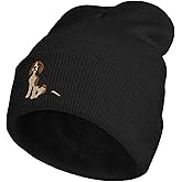 MiAnMiAn Embroidery Beanie Knit Hats for Men & Women, Embroidery Winter Hats Skull Cap