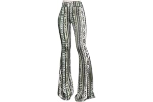 ShopMyTrend SMT Women's High Waist Wide Leg Long Palazzo Bell Bottom Yoga Pants