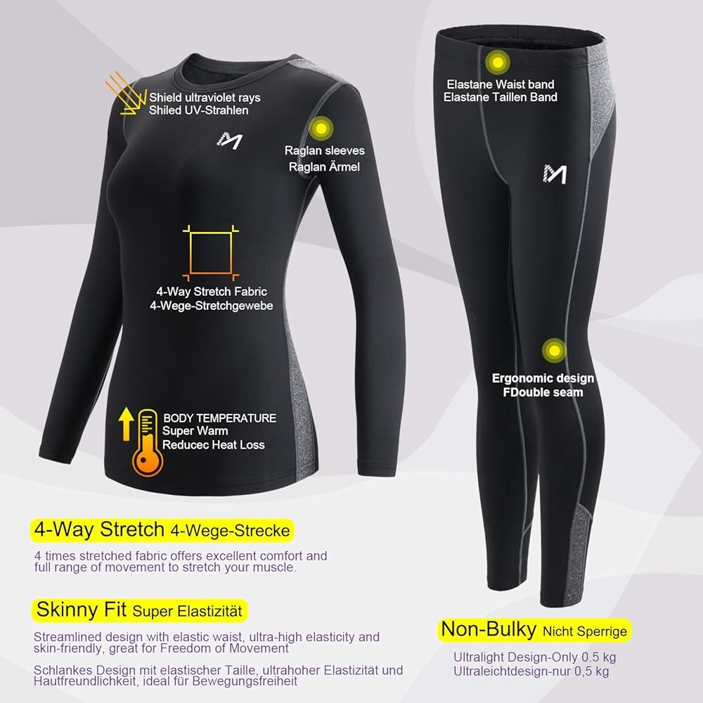 ski compression base layers