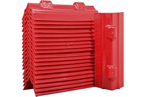 ENJ LASHING ENJ 20 Pack Red Flatbed Edge Protectors for Cargo Loads Corner Protectors Flatbed Used Together with Webbing to Protect Cargo