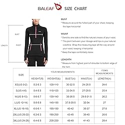 BALEAF Women's Thermal Fleece Pullover Jacket Half