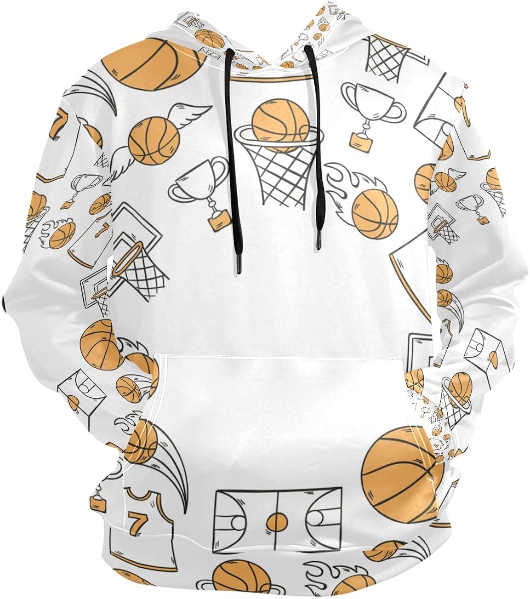 LDIYEU Arte De Baloncesto Sudadera con Capucha Sudaderas ...