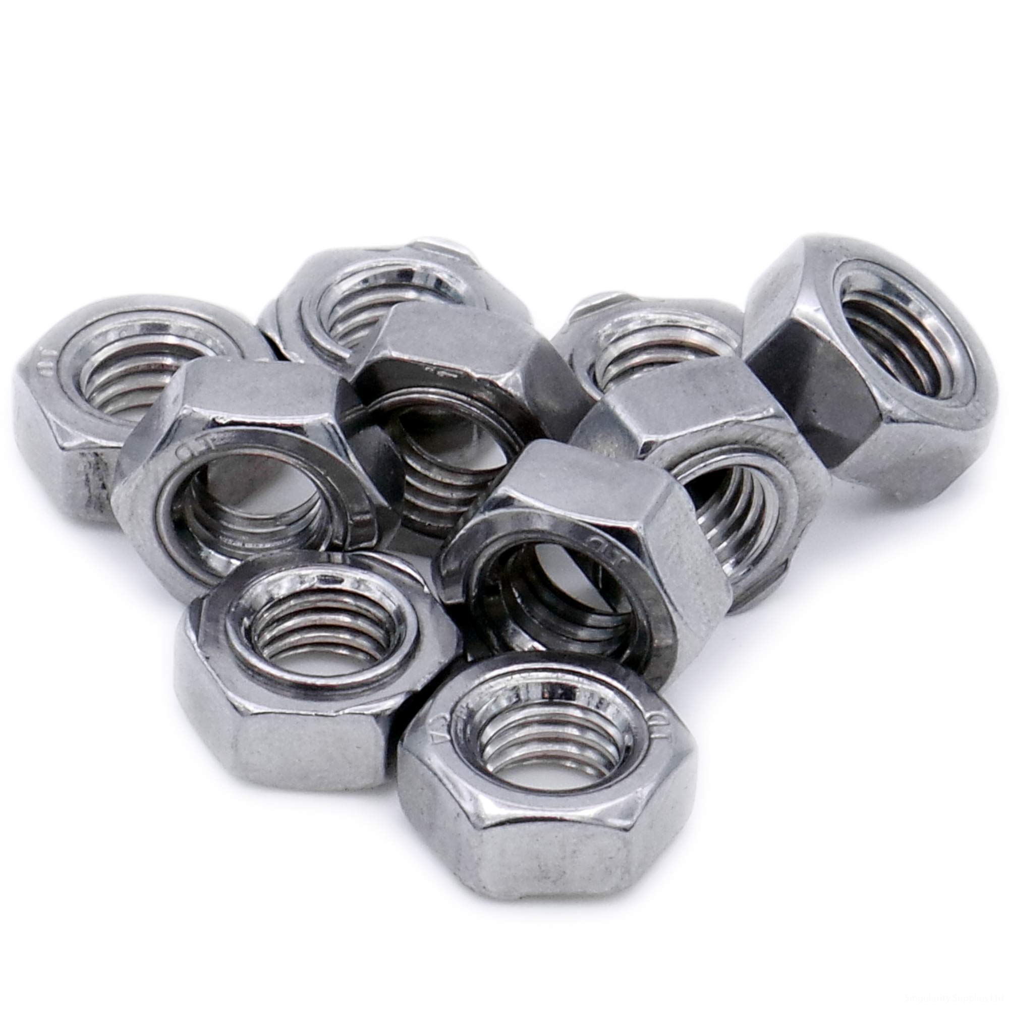M5 (5mm) Weld Nut (Hex) - Stainless Steel (A2) (Pack of 20)