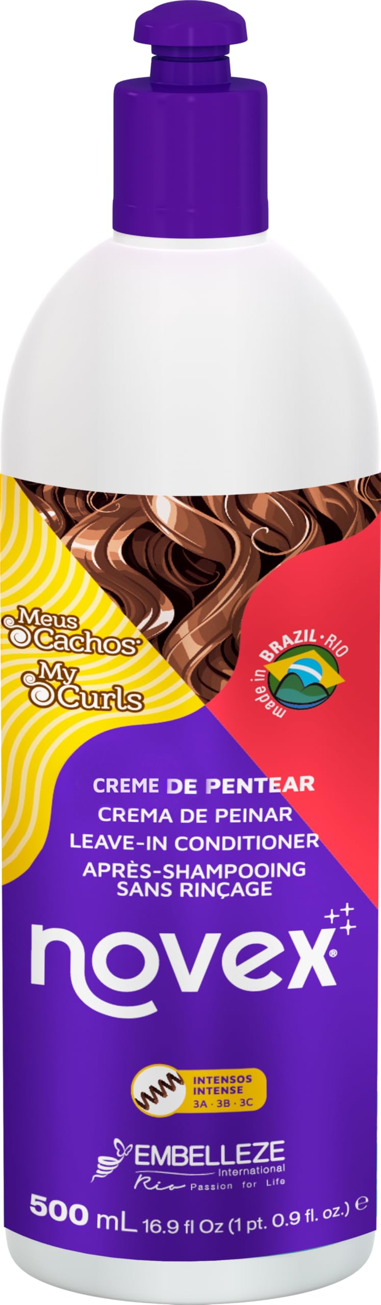 NOVEX My Curl Intense Leave In, 500 Grams, CLEAR