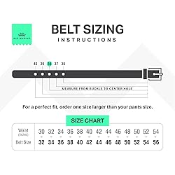 Marino’s Premium Belt Men, Genuine Leather Dress