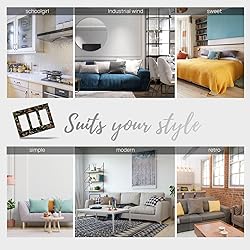 Spshian Rustic Grey Wooden Board Barn Door Green