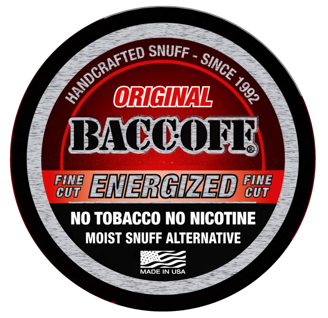 BaccOff, Original Energized Fine Cut, Premium Tobacco Free, Nicotine Free Snu... 799599064684 eBay