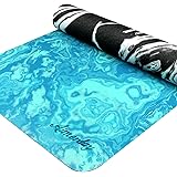 AIMERDAY Non Slip Yoga Mat Eco Friendly TPE Exercise Mat Premium Print 1/4 Inch Thick High Density Lightweight Pilates Mat wi