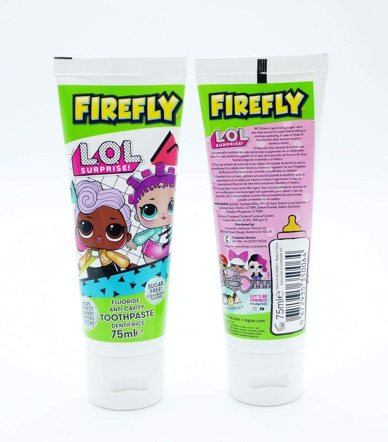 lol surprise toothpaste