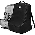 J.L. Childress Padded Backpack Car Seat Bag - Car Seat Travel Bag for Airplane, Cover Fits Most Baby & Infant Carriers & Boos
