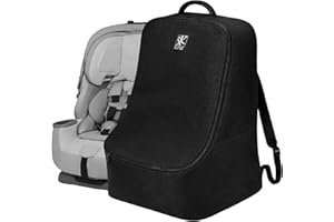 J.L. Childress Padded Backpack Car Seat Bag - Travel Bag for Airplane, Fits Most Baby & Infant Car Seats, Boosters, & Carrier