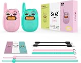 QNIGLO Rechargeable Kids Walkie Talkies Watch FM Radio 2 Mile Range LED Eyes Toy view 7