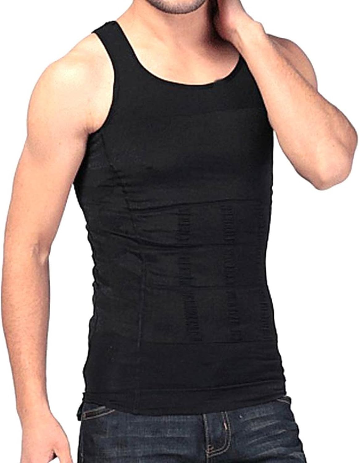 Men's Compression Undershirt Shirt Vest Tank Top Slim Body Shaper