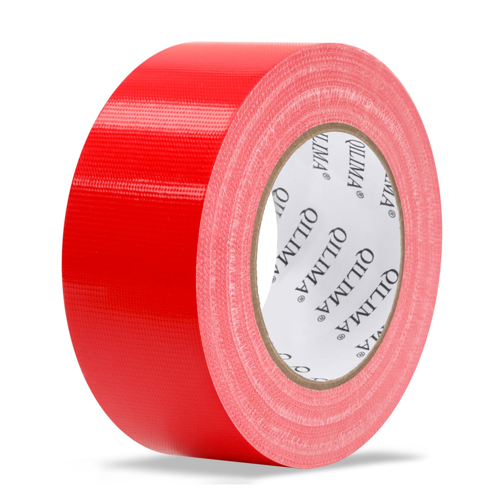 QILIMA Red Duct Tape High Strength Waterproof Duct,Professional Grade Duct Tape for Repairs, DIY, Crafts, Indoor Outdoor Use-48mm X 45m-1 Roll