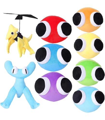 Rainbow Friends Mystery Blind Bags – Pack De 3 Bolsas Sorpresa Con Figuras Mini Y Pegatinas – Temática De Terror
