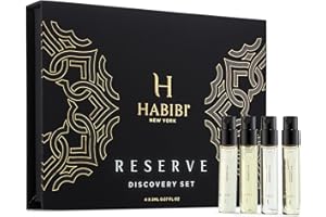 H HABIBI Reserve Oud Collection Discovery Sample Set | Eau De Parfum | Travel Perfume Oud Samples For Women And Men, Cologne Samples for Men,Made In USA