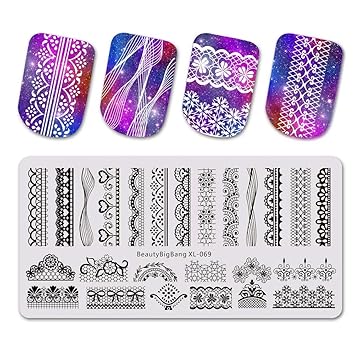 Amazon Com Beautybigbang Nail Stamping Plate French Theme Amazon Com Beautybigbang Nail Stamping Plate French Theme