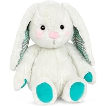 B. Toys Moony Miles Plush Elephant Stuffed Animal - 12 Inch, Machine Washable, Soft Grey With Star Pattern, For Newborns+