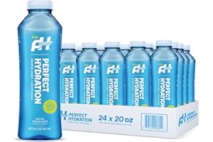 Perfect Hydration 9.5+ pH Alkaline Drinking Water, 20-Ounce Bottle, Made in the USA, Case of 24
