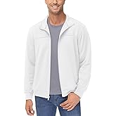 MAGCOMSEN Men's Track Jackets Lightweight Full-Zip Casual Coat Workout Running Athletic Active Jacket With Pockets
