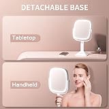 CHICLEW 9.5in LED Makeup Mirror Dual-Sided 1X/10X 3 Color Modes view 7