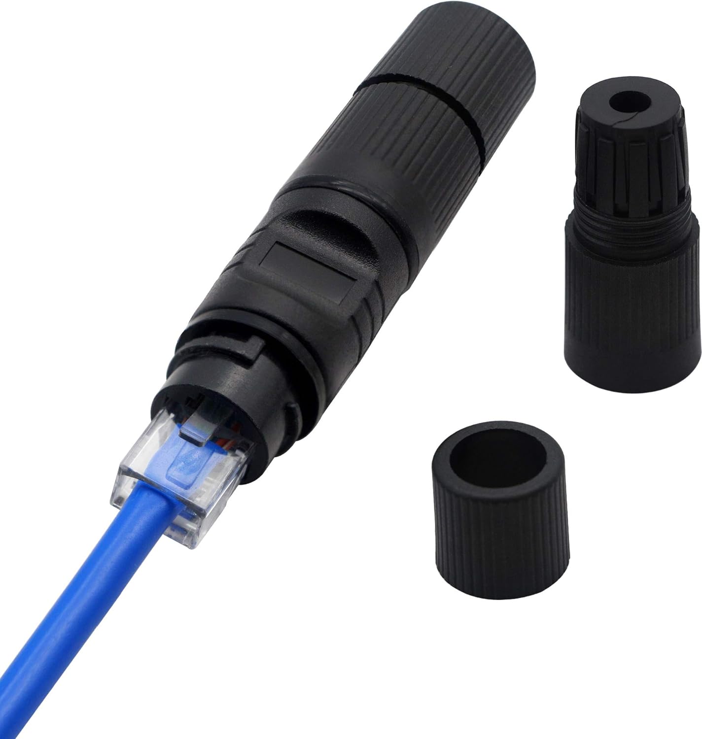 Waterproof RJ45 Coupler,RJ45 Outdoor Connector Female to Female Ethernet Network Extender,IP67 LAN Adapter for Cat5/Cat5E/Cat6 Ethernet Cable(2 PCS) - Image 5