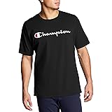 Champion mens Classic T-shirt, Classic Script T