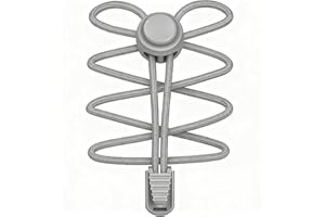 Tieless Elastic Shoe Laces, Heavy Duty No Tie Shoelaces for Kids, Adults, Elderly, One Size Fit All