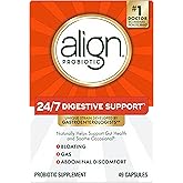 Align Probiotic, 24/7 Digestive Support*§, Probiotics for Women and Men, Probiotics for Digestive Health, Men and Womens Probiotic Capsules Help Relieve Occasional Bloating & Gas*, 49 Capsules