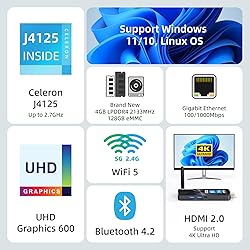 MeLE PCG02 Fanless Mini PC Stick Celeron J4125 8GB