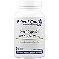 Patient One Pycnogenol OPC Complex 300mg | Supplement to Support Vascular Health and Healthy Aging* | French Maritime Pine Bark and More | 30 Capsules