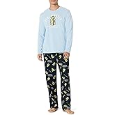 Amazon Essentials Disney | Marvel | Star Wars Men's Flannel Pajama Sleep Sets
