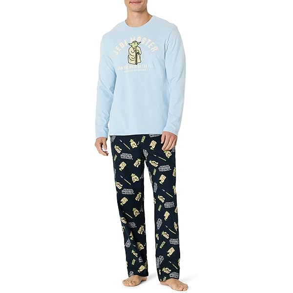 Men Pajamas Sets Sleepwear Set Long Sleeve Tops Fu... – Vicedeal