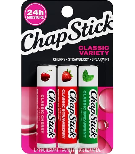 【Joi】ChapStick Classic Original 3本入５点 Chapstick labial Classic Cereja (3 sticks) Skin Protector labial