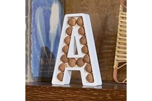 COLLECTIVE HOME - Wood Letters for Wall Decor, Free Standing Tabletop Decoration, Monogram Decorative Signs, Initials Bar Dec