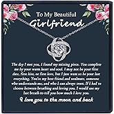 EPIRORA Sterling Silver Cubic Zirconia Love Knot Pendant Necklace for Women, Graduation Birthday Christmas Jewelry Gifts for Friends/Wife/Sister/Daughter/Mom