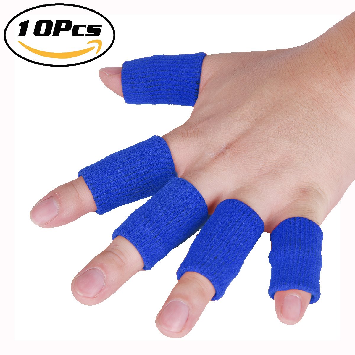 Luniquz Elastic Finger Sleeve Thumb Support Protector Sports Finger
