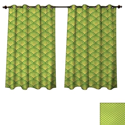 Amazon Com Green Blackout Curtains Panels For Bedroom Traditional