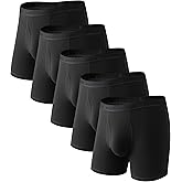 Natural Feelings Men's Underwear Viscose from Bamboo Boxer Briefs Underwear Pack for Men