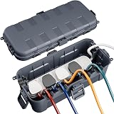 Restmo 2-Piece Outdoor Waterproof Electrical Box IP54 Gray 29x13.2x10cm