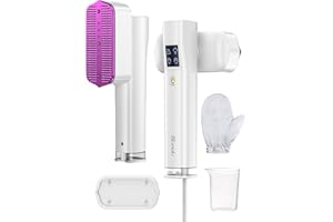 Steamer for Clothes, Sundu Portable 2-in-1 Steamer & Iron, 15s Fast Heat-up, 100ml Water Tank, Ironing Gloves, 20 Min Continuous Steam, Wrinkle Remover for Garment, Travel & Home Use (Purple White)