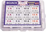 BOJACK 120pcs Ceramic Tube Fuses 3A 5A 10A 13A 6.3x25mm 240V Kit view 6